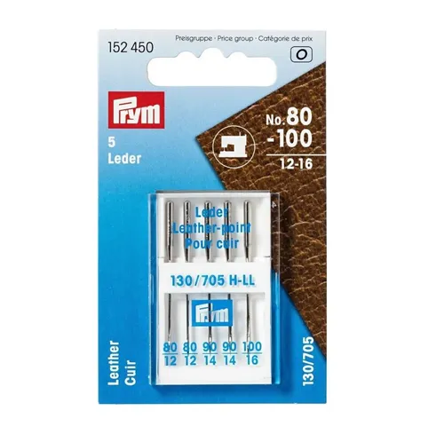 Prym Nähmaschinennadeln 130/705 Leder 80-100