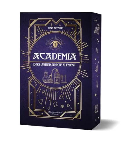 Academia - Das unbekannte Element: Dark Academia Fantasy mit Farbschnitt-Garantie