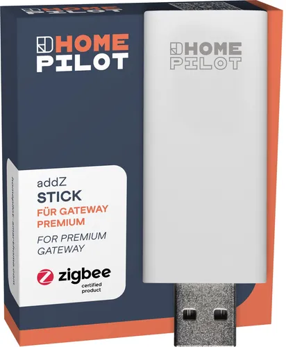 HOMEPILOT 15991001 Funk USB Stick - Home Automation USB Stick zur einfachen Zigbee-Integration von bis zu 50 Leuchtmitteln, Plug-and-Play Installation für ein smartes Zuhause.