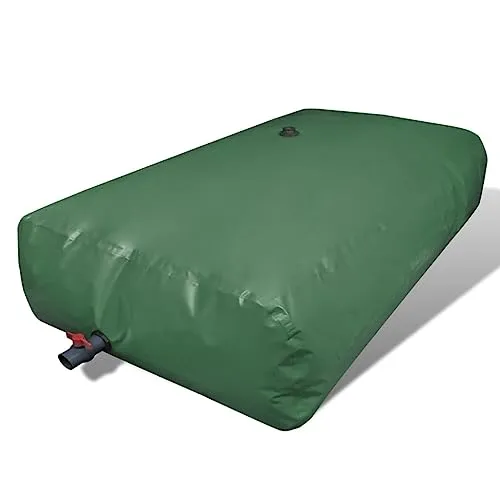 vidaXL Wassertank 3000 L - Faltbare Regentonne aus UV-beständigem PVC, ideal zum Speichern von Regenwasser für Gartenbewässerung oder Autowäsche.