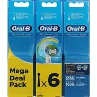 Precision Clean 2+2+2 Pack FFS, Aufsteckbürste weiß