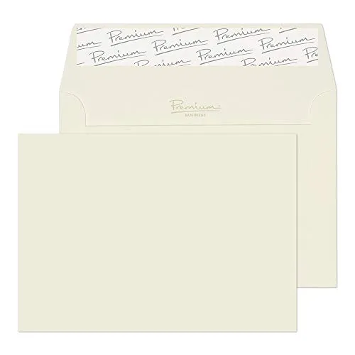 Blake Premium Business 35154 Briefumschläge Haftklebung HochWeiß Wove C6 114 x 162 mm 120 g/m² | 25 Stück