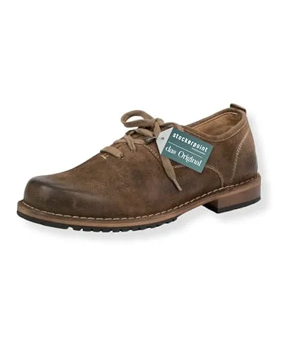 Stockerpoint Herren Marvin Haferlschuh, hellbraun gespeckt, 43
