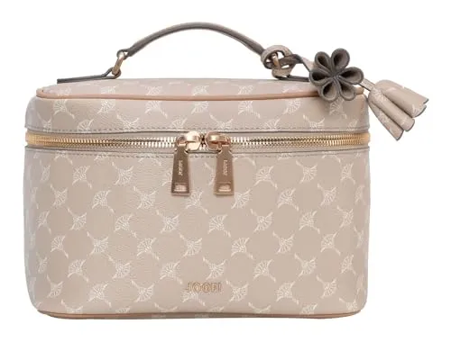 JOOP! Kosmetiktasche cortina 1.0 flora - Reisetasche aus hochwertigem Lederimitat, mit stylish bedrucktem Design und praktischem Reißverschluss für sicheren Zugriff auf Ihre Beautyartikel.