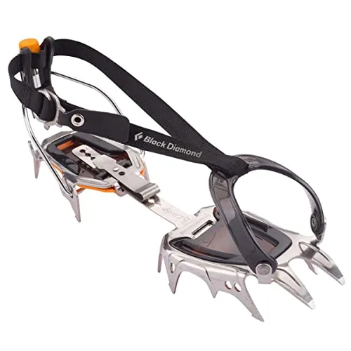 Black Diamond Serac Clip Steigeisen - Grau, One Size - Trekkingzubehör mit innovativem Clip-System für sicheren Halt und optimale Performance auf Eis und Schnee.