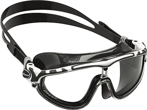 Cressi- Skylight-Brille SIL, SCHWARZ/Rahmen Weiss SCHWARZ von Cressi