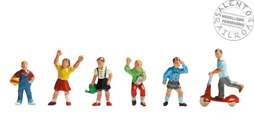 Noch 36815 Figuren In Scale 1:160 N - 6 Kinder Die Spielen