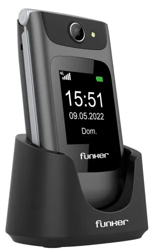 Funker C250 Comfort 4G - Seniorenhandy mit großen Tasten - Handys & Smartphones, ideal für Senioren mit großen Tasten für einfache Bedienung und 4G Volte für schnelle Kommunikation.