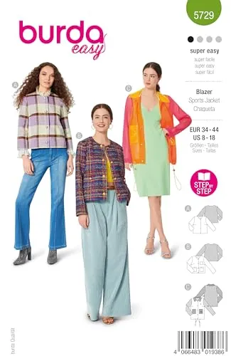 Nähmuster von burdastyle