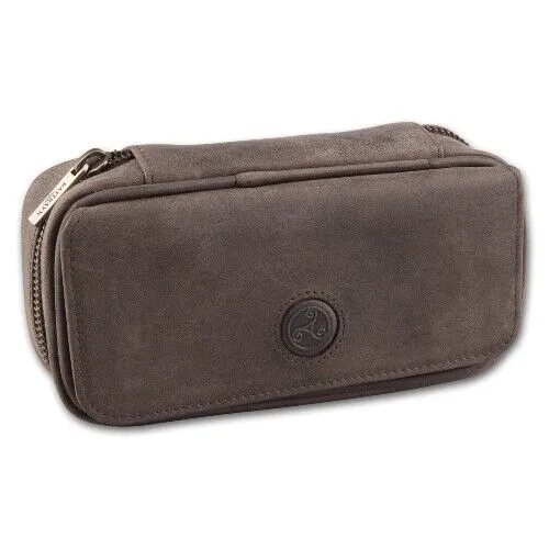 Pfeifentasche 2er Leder RATTRAY´S Peat braun Nr.1 Vortasche