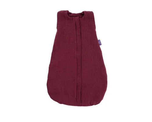 Träumeland Babyschlafsack aus Baumwollmusselin - Leichter Sommerschlafsack in trendigen Farben, ideal für warme Nächte. Mit Belüftungsschlitz und sicherem Reißverschluss für optimalen Komfort und Atmungsaktivität.