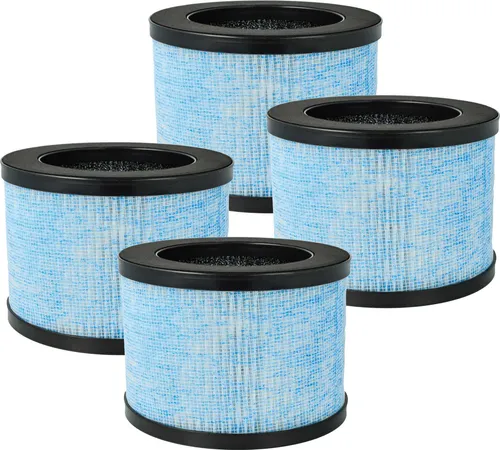 vhbw 4x H13 Filter kompatibel mit Kloudic DH-JH01 Luftreiniger - Ersatz-Filter mit integriertem Aktivkohle-Filter