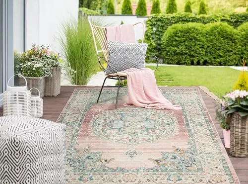 the carpet Teppich Palma in pink von the carpet