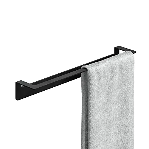 WEISSENSTEIN Handtuchstange Edelstahl 30cm - Selbstklebender Handtuchhalter - Bademantel- & Handtuchhaken, ohne Bohren, ideal für eine einfache Montage und elegantes Design in Ihrem Bad.