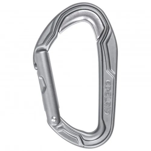 Edelrid - Bulletproof Straight II - Schnappkarabiner grau