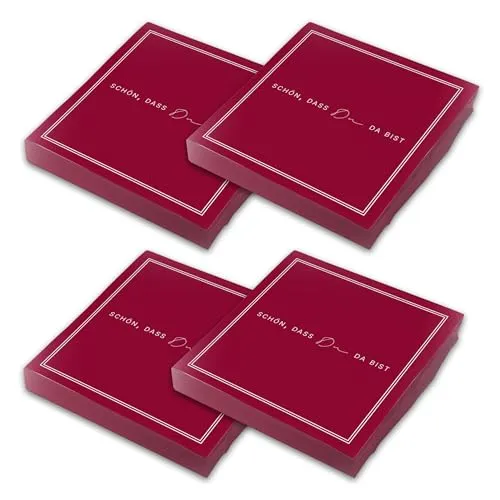 Papierservietten Rot von itenga