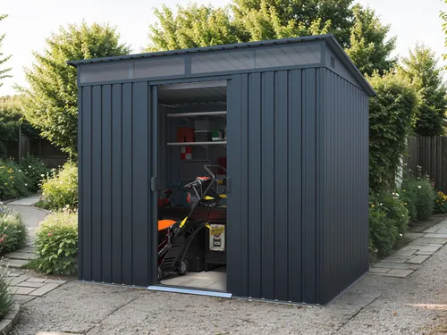 Metall Gerätehaus Modell Lübeck 3,66 m²