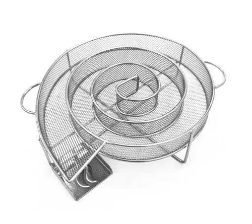 Grillfürst Kaltrauchgenerator - Edelstahl Rauchschnecke für Gas- und Kohlegrill - Garten - Hochwertiger Kaltraucherzeuger aus Edelstahl, verwandelt jeden Grill in eine Räucherkammer für intensiven Rauchgeschmack.