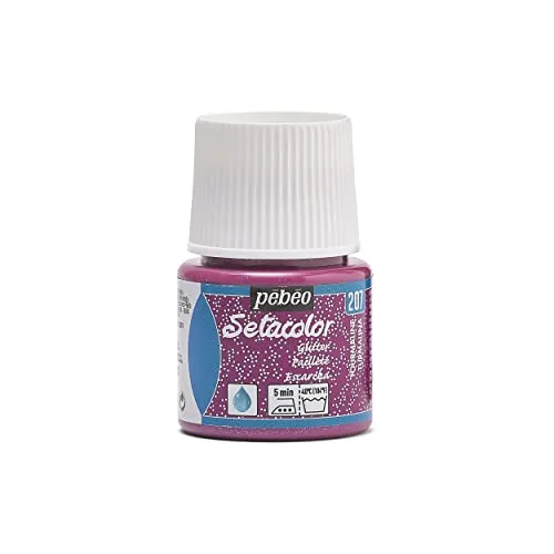 Produktbild Pebeo Pebeo Setacolor Flasche, für Stoff, Tourmaline-Glitter, 45 ml, hellblau