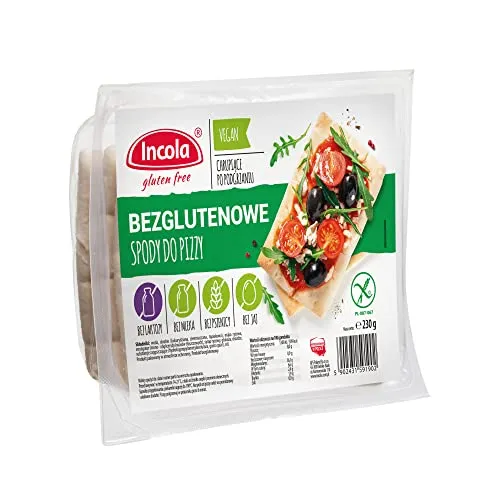 Pizzaböden glutenfrei & vegan, 3 x 77 g (230 g) - fertig zum Belegen