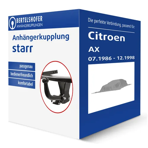 Produktbild Auto Hak Starre Anhängerkupplung für Citroen AX (1986-1998)