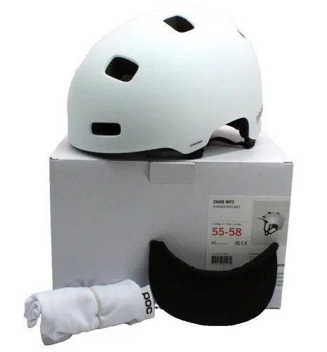 POC Crane MIPS Fahrradhelm - Leichter und strapazierfähiger Helm mit MIPS-Technologie - Fahrradhelme mit Rundumschutz für Pendeln und Radsport, ausgestattet mit MIPS für verbesserten Rotationsaufprallschutz und personalisierbarer Passform.