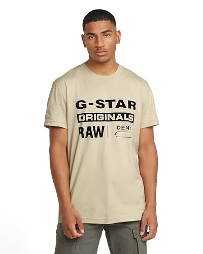 G-STAR Originals r t T-Shirt für Herren - Stylisches T-Shirt für Herren mit originellem Look und bequemer Passform, ideal für den Alltag.