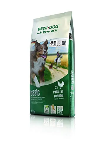 BEWI DOG Basic Hundefutter 12,5 kg | Trockenfutter ohne Weizen & Soja