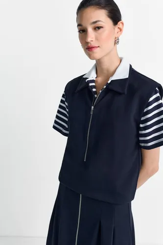 RICHROYAL Jerseyweste Jersey, mit Metallreißverschluss