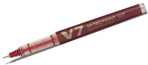 Pilot Pen Tintenfeinschreiber Tintenroller Hi Tecpoint V7 BG 0,4 rot