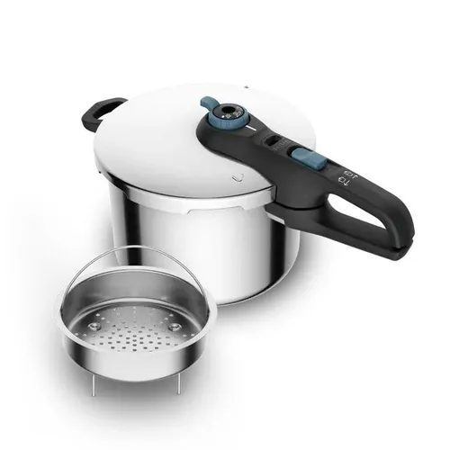 Tefal Sicherer Schnellkochtopf (Dampfkochtopf, Edelstahl) (P2580701)