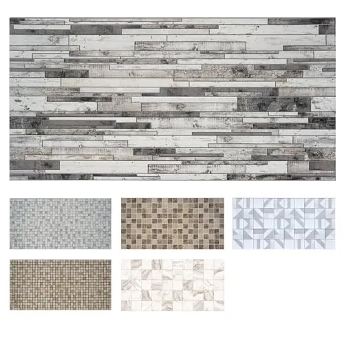 MDEKOR PVC Wandverkleidung 48,5x96 cm | 3D Wandpaneele für stilvolle Innenräume - Hochwertige PVC-Wandverkleidung für Küche, Bad und mehr. Einfach zu kleben, pflegeleicht und mit modernem 3D-Effekt. Verleihen Sie Ihren Wänden eine ansprechende Optik ohne großen Aufwand.