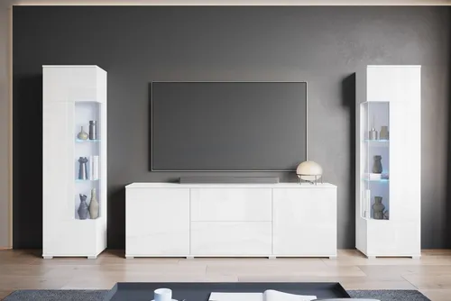 INOSIGN Wohnwand KENIA, Komplett-Set mit Vitrinen von OTTO home