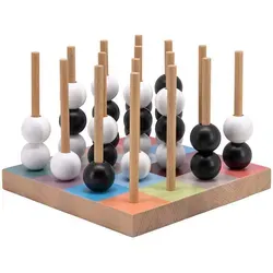 Remember Kugelspiel Sogo - Modernes 3D Vier Gewinnt - Gesellschaftsspiel mit hochwertigem Design, ideal für zwei Spieler. Erlebe den Klassiker in 3D und fördere strategisches Denken mit bunten Spielkugeln und praktischem Aufbewahrungsbeutel.