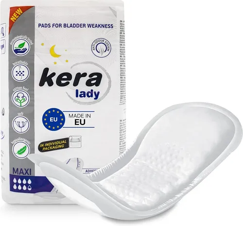 Kera Inkontinenzslip Urin-Einlage für Damen extra stark - Slips für Damen mit extra starker Saugkraft, diskret und atmungsaktiv für mittlere bis starke Blasenschwäche, ideal für einen sicheren und komfortablen Alltag.