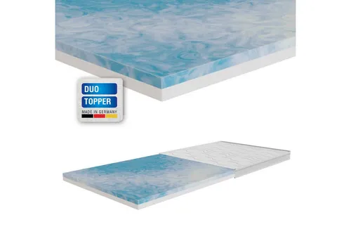 ARBD Duo Classic Topper, 7 cm Höhe - Topper für alle Bettarten, beidseitig nutzbar mit wendbarem Härtegrad, punktelastisch und antibakteriell für optimalen Liegekomfort und ein angenehmes Schlafklima.