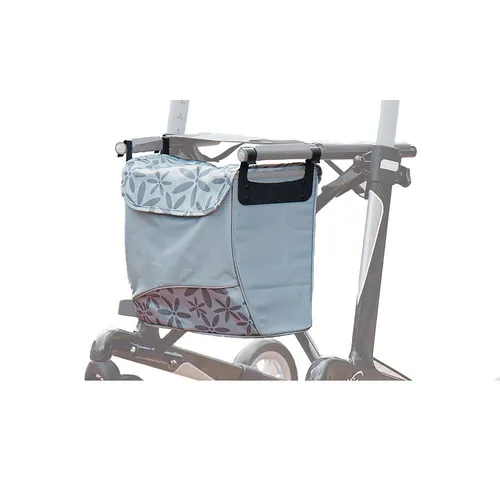 RUSSKA Rollator Tasche mit Magnetverschluss - Ornament Grau - Praktische Rollator Tasche mit Magnetverschluss in elegantem Ornament Grau. Ideal für den täglichen Einsatz, bietet sie ausreichend Stauraum und ist einfach zu befestigen.