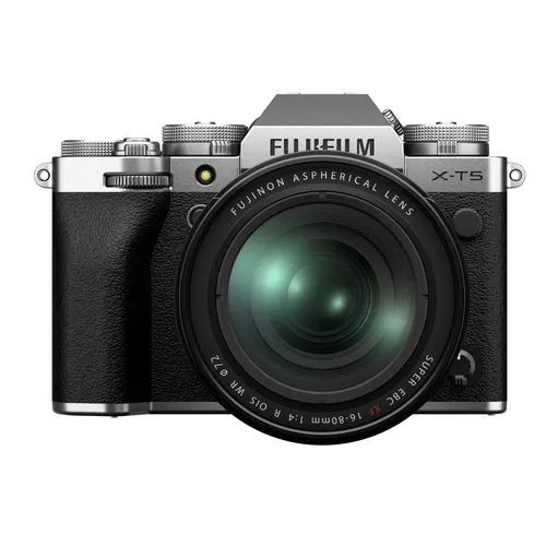 Fujifilm X-T5 + XF 16-80mm f/4,0 R OIS WR silber von Fujifilm