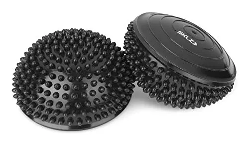 SKLZ Balance Pods Fitness - Grau, Einheitsgröße - Balanceboards für intensives Training, stärken die Core Muskulatur und bieten zwei Schwierigkeitsgrade durch rutschfestes Design. Ideal für dynamische Bewegungen, leicht und tragbar für den Einsatz überall.