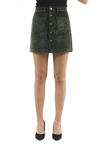 ONLY Female Rock ONLAMAZING - Kurzer Rock mit Knopfleiste - Damenrock über dem Knie aus 100% Baumwolle, ideal für lässige Looks und vielseitig kombinierbar.