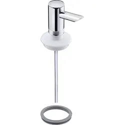 hansgrohe Pumpe Logo 40918000 - Chrom für Lotionspender - Seifenspender mit eleganter Chrom-Oberfläche, ideal für eine stilvolle Badezimmergestaltung und einfache Dosierung von Lotionen.