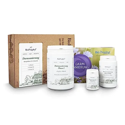 BioProphyl® Darmsanierung - 2-monatige Kur inkl. Anleitung zur Darmreinigung u. Pflege