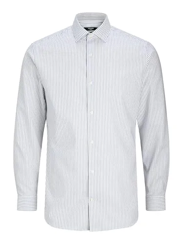 Jprblaparker Langarmshirt Noos - Elegantes, schmal geschnittenes Hemd mit klassischem Kragen und Knopfleiste. Ideal für vielseitige Anlässe und bequem im Tragen.