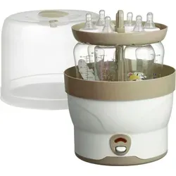 Babyruf BS 29b Sterilisator für Babyflaschen - Sterilisator für Babyflaschen, entfernt Bakterien zuverlässig und bietet Platz für bis zu 6 Flaschen, ideal für die hygienische Reinigung in der Baby Erstausstattung.