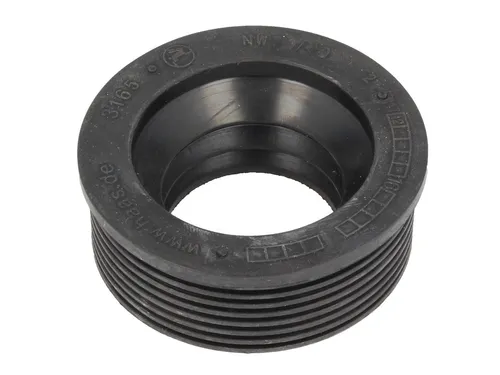 Haas 3165 Siphon - Gummimanschette für Gussrohr Abflußrohr Außen Ø 60 mm x Innen