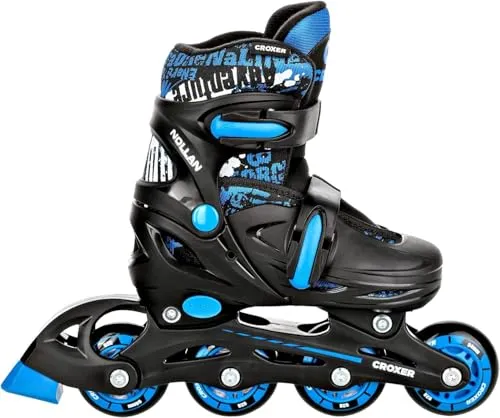 CROXER Inline Skates Inliner für Kinder Mädchen Jungen verstellbar (Nollan, 34-37 (21cm-23cm))
