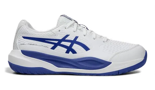 Asics Tennisschuhe Gel Resolution X GS (Grundschule) 2025 weiss/blau Kinder, Größe Euro (US): 35 (3)