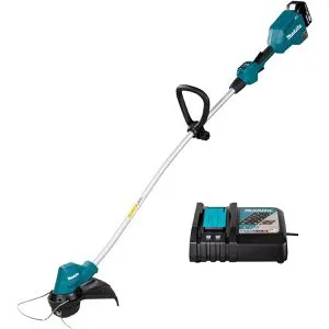 Makita Rasentrimmer DUR189RF, 18V Akku mit 2-Faden Schneidkopf - Rasentrimmer & Motorsensen mit bürstenlosem Motor für mehr Ausdauer. Ausgestattet mit ADT für automatische Drehzahlregulierung – ideal für präzise Rasenkanten.