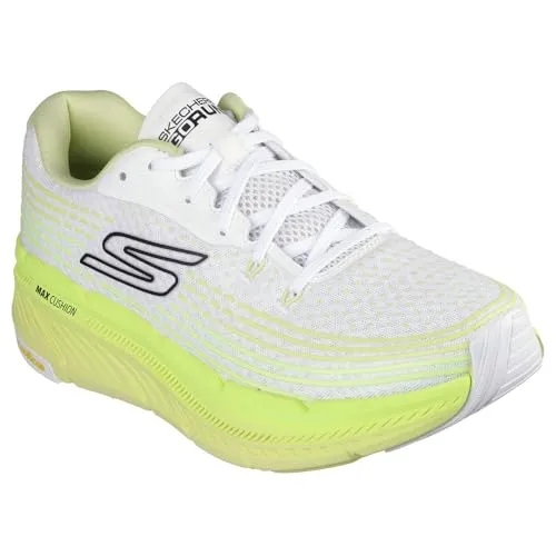 Skechers Max Cushioning Premier 2.0 Laufschuhe - Weiß EU 45 - Laufschuhe mit außergewöhnlicher Dämpfung und Komfort dank Skechers Max Cushioning® und ULTRA GO®-Technologie, ideal für lange Läufe und sportliche Aktivitäten.
