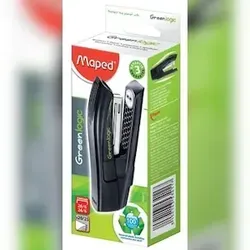 Maped Heftgerät 353411, Greenlogic, Half Strip, Heftleistung 25 Blatt, schwarz